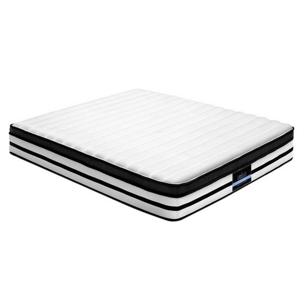 Giselle KING Mattress Size Bed Euro Top 5 Zone Pocket Spring Plush Foam 27CM Giselle Bedding