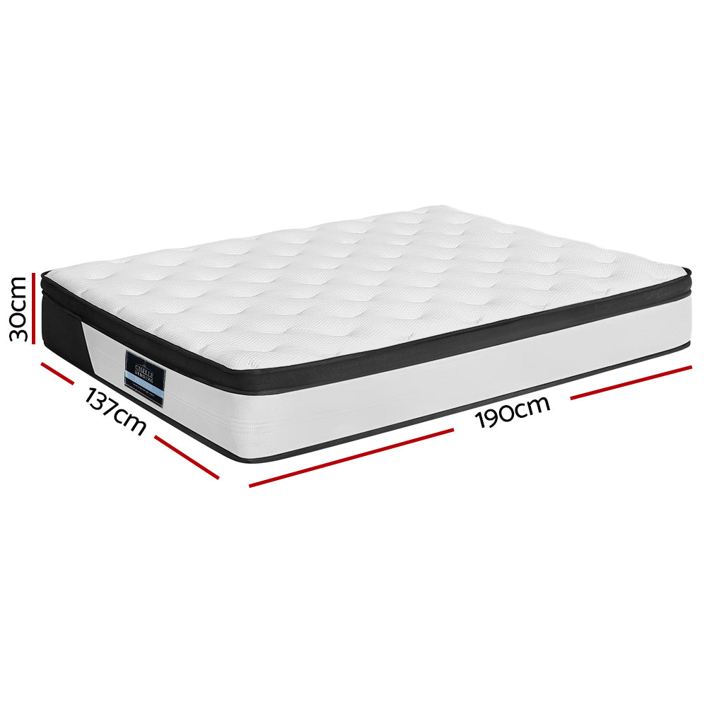 Giselle Bedding Mattress Pocket Spring Medium Firm 30cm PENA Mattresses Double Giselle Bedding