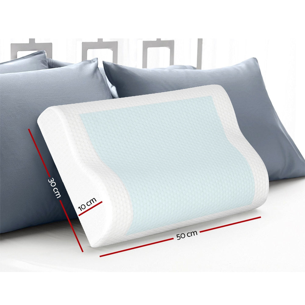 Giselle Bedding Set of 2 Cool Gell Memory Foam Pillows freeshipping - Awezingly