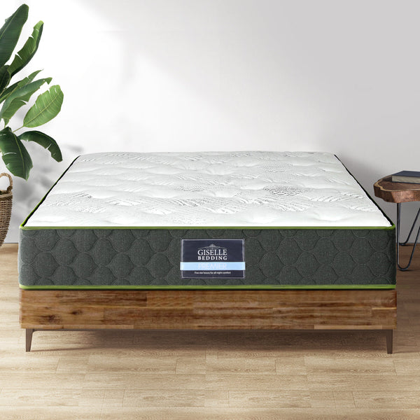 Giselle Bedding Mattress Green Tea Foam Pocket Spring 5-zone Medium Firm KS Giselle Bedding