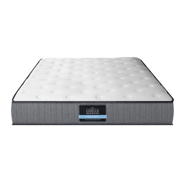 Giselle Bedding Mattress Extra Firm Double Pocket Spring Foam Super Firm 23cm Giselle Bedding