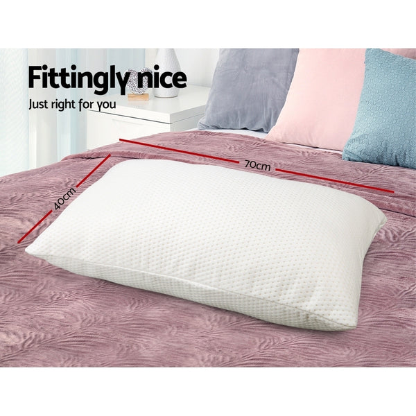 Giselle Bedding Set of 2 Visco Elastic Memory Foam Pillows freeshipping - Awezingly