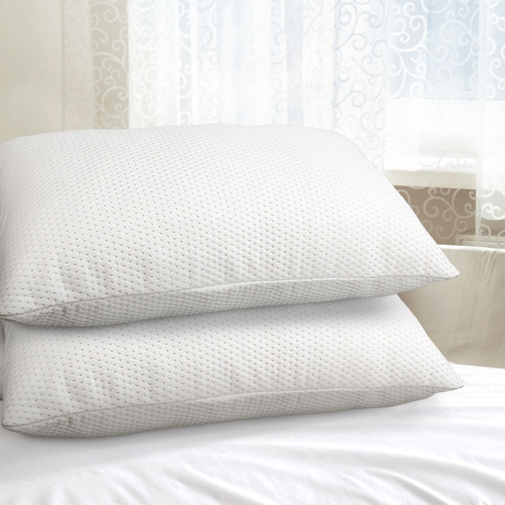 Giselle Bedding Set of 2 Visco Elastic Memory Foam Pillows freeshipping - Awezingly