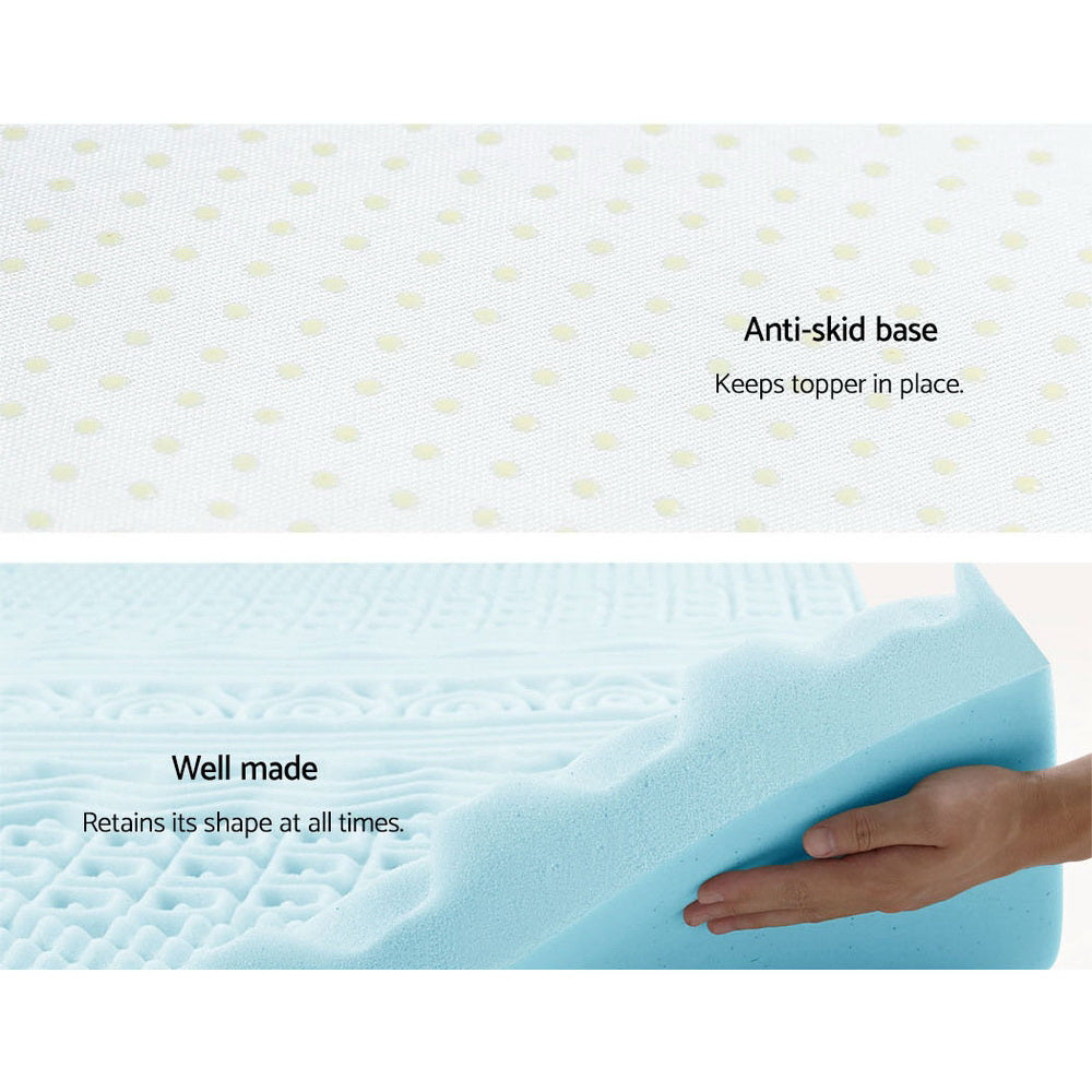 Giselle Bedding 11-zone Memory Foam Mattress Topper 8cm - Double Giselle Bedding