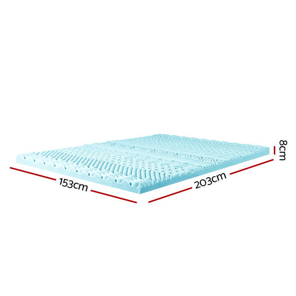 Giselle Bedding 11-zone Memory Foam Mattress Topper 8cm - Queen Giselle Bedding