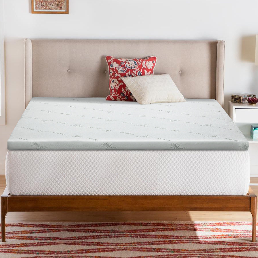 Giselle Bedding Cool Gel Memory Foam Mattress Topper w/Bamboo Cover 5cm - Double Giselle Bedding