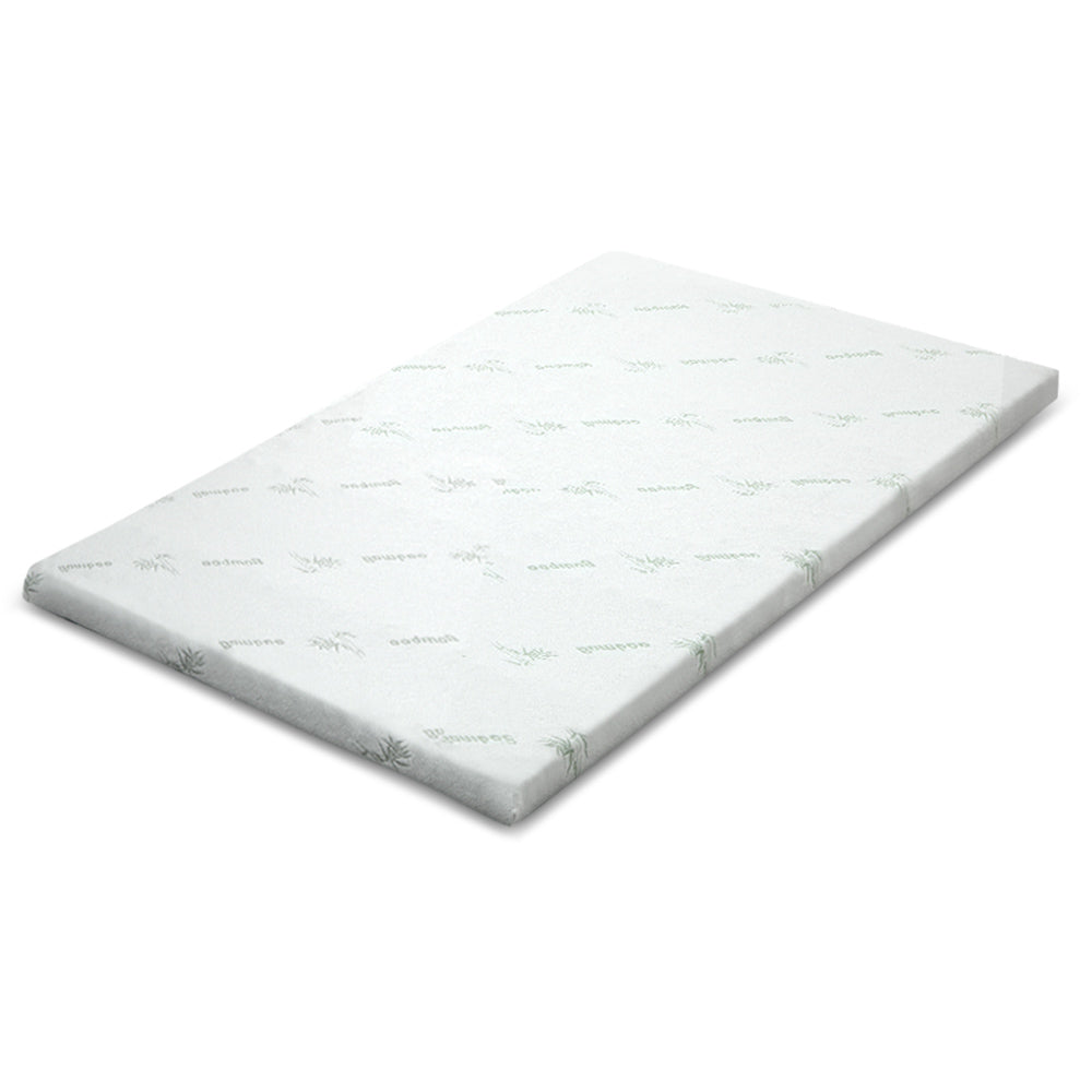 Giselle Bedding Cool Gel Memory Foam Mattress Topper w/Bamboo Cover 5cm - Queen Giselle Bedding
