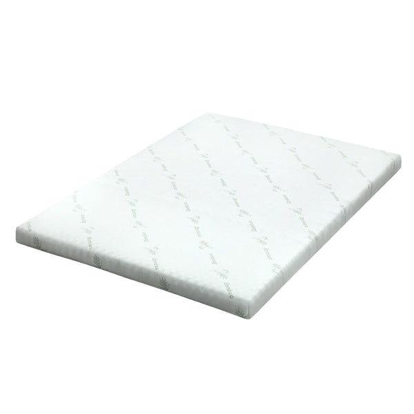 Giselle Bedding Cool Gel Memory Foam Mattress Topper w/Bamboo Cover 8cm - King Giselle Bedding