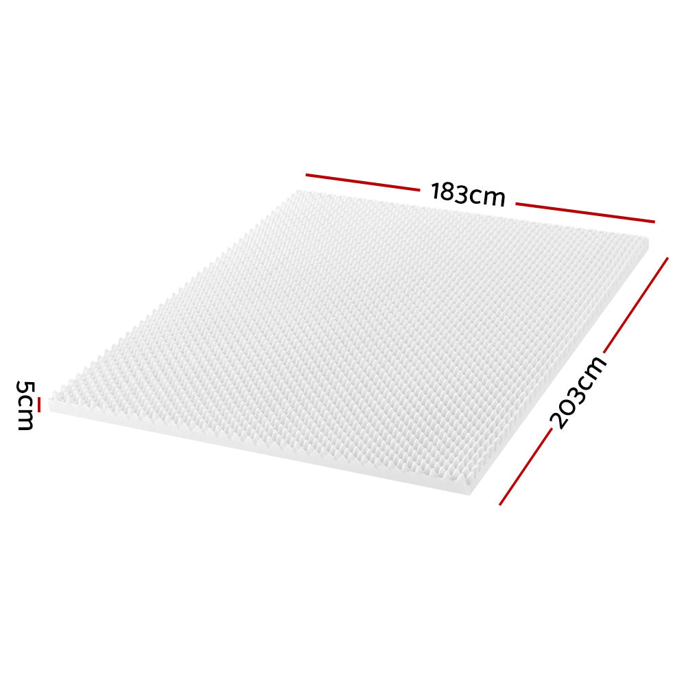 Giselle Bedding Mattress Topper Egg Crate Foam Toppers Bed Protector Underlay K Giselle Bedding