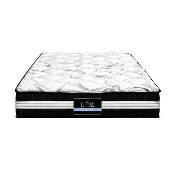 Giselle Bedding Mykonos Euro Top Pocket Spring Mattress 30cm Thick – Single Giselle Bedding