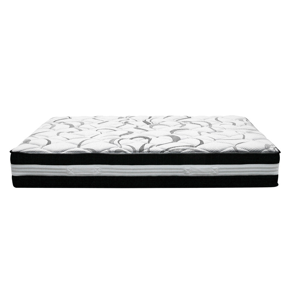 Giselle Bedding Mykonos Euro Top Pocket Spring Mattress 30cm Thick – Single Giselle Bedding