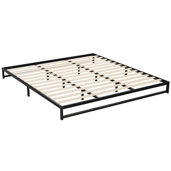 Artiss Metal Bed Frame King Size Bed Base Mattress Platform Black BERU Artiss