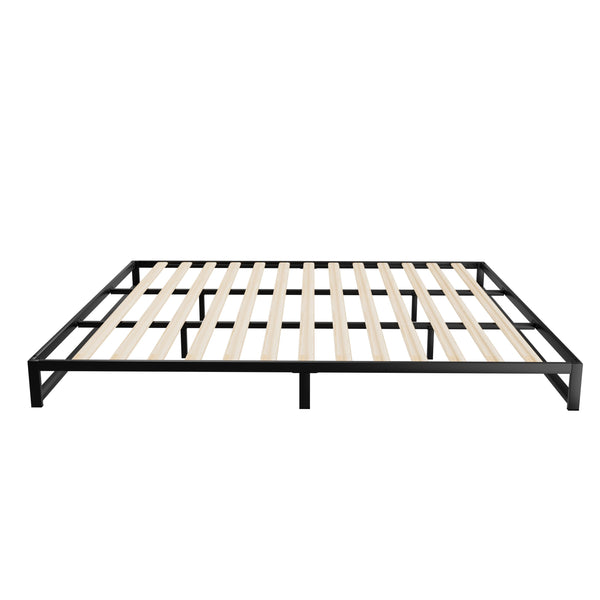 Artiss Metal Bed Frame King Size Bed Base Mattress Platform Black BERU Artiss