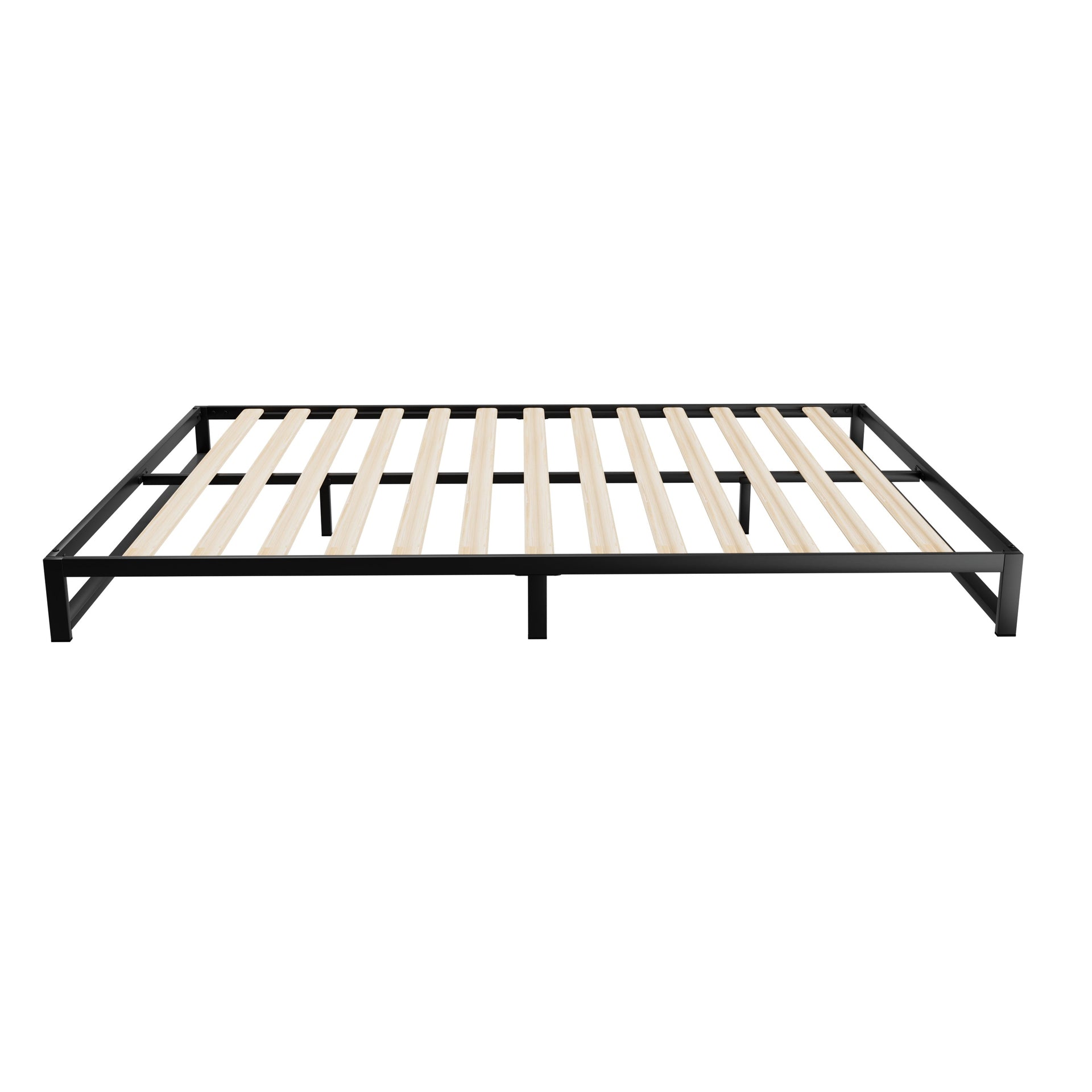 Artiss Metal Bed Frame Queen Size Bed Base Mattress Platform Black BERU Artiss