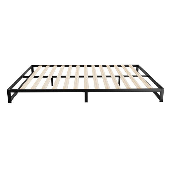 Artiss Metal Bed Frame Queen Size Bed Base Mattress Platform Black BERU Artiss