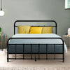 Artiss LEO Metal Bed Frame - Double (Black)