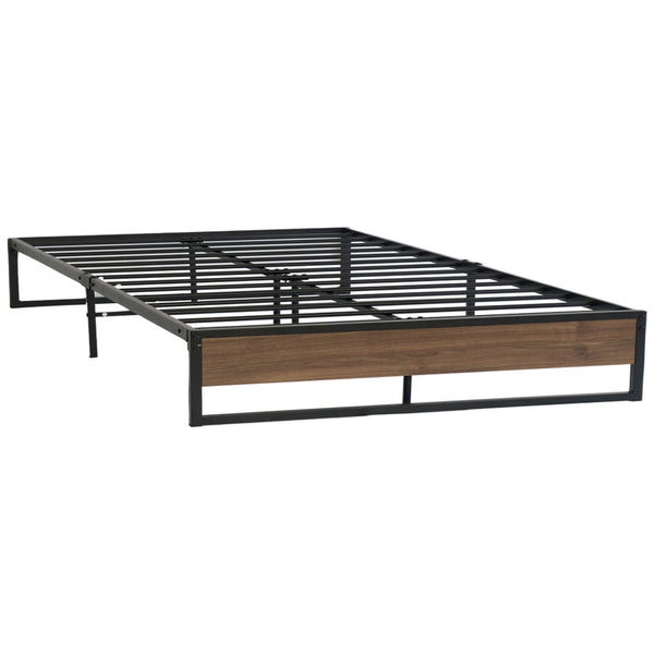 Artiss Metal Bed Frame Queen Size Mattress Base Platform Foundation Wooden OSLO Artiss