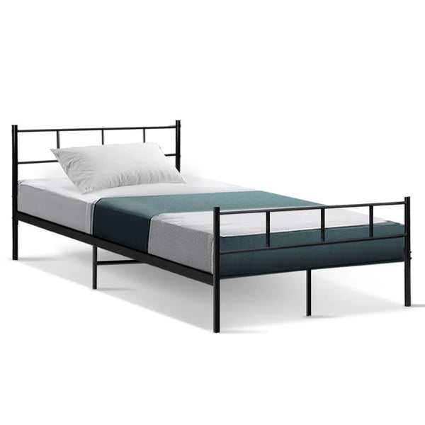 Artiss Metal Bed Frame King Single Size Platform Foundation Mattress Base SOL Artiss