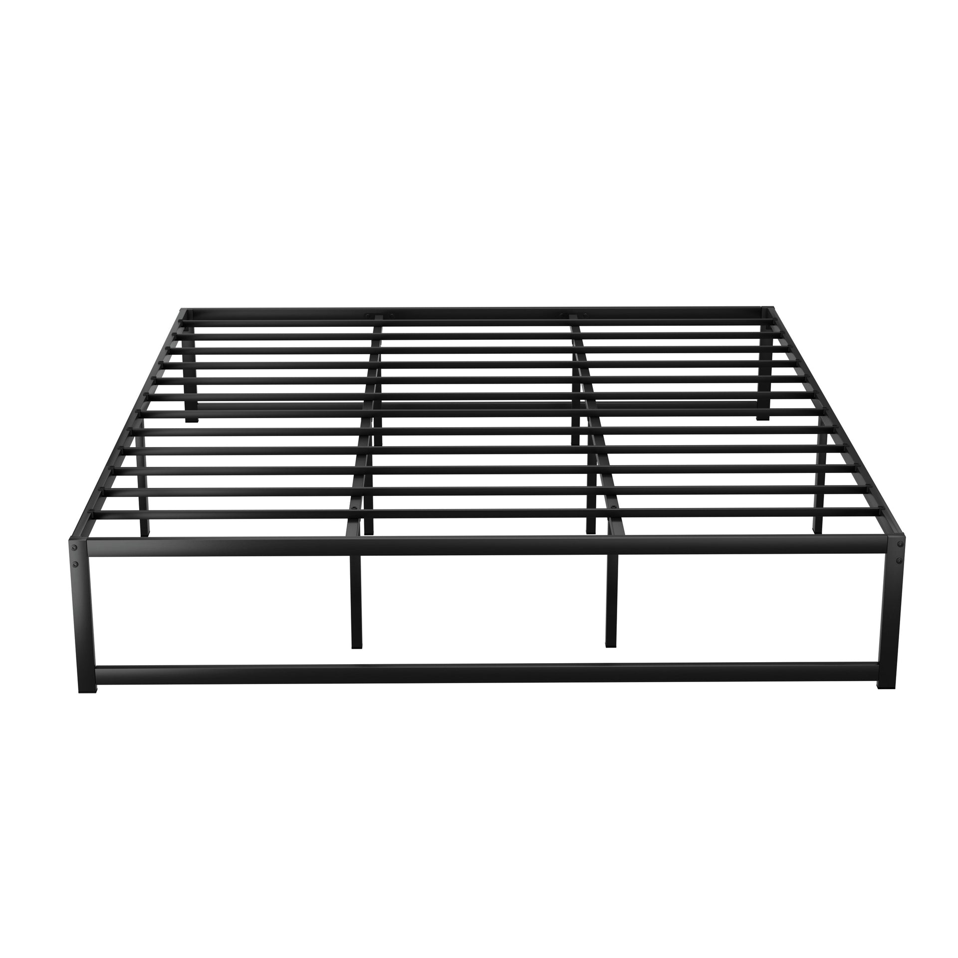 Artiss Bed Frame Metal Platform King Size Bed Base Mattress Black TINO Artiss