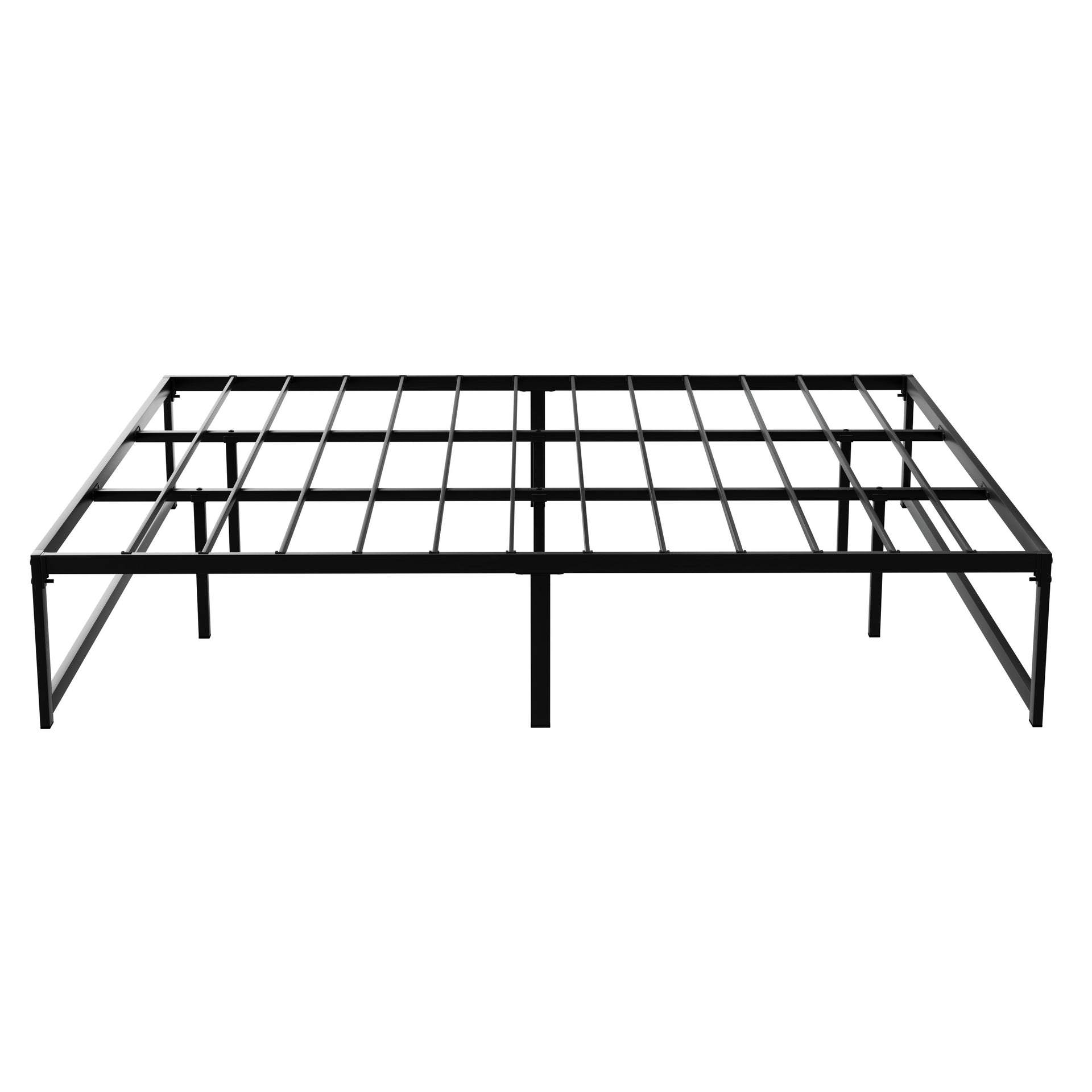 Artiss Bed Frame Metal Platform King Size Bed Base Mattress Black TINO Artiss