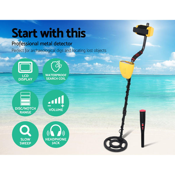 Metal Detector Pinpointer Deep Sensitive Searching Treasure Gold Hunt Digger 180MM freeshipping - Awezingly