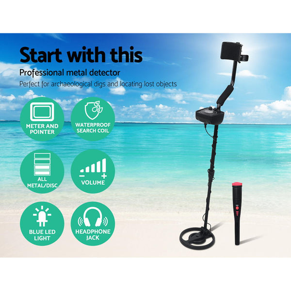Metal Detector Pinpointer Deep Sensitive Searching Treasure Gold Hunt Digger 160MM freeshipping - Awezingly