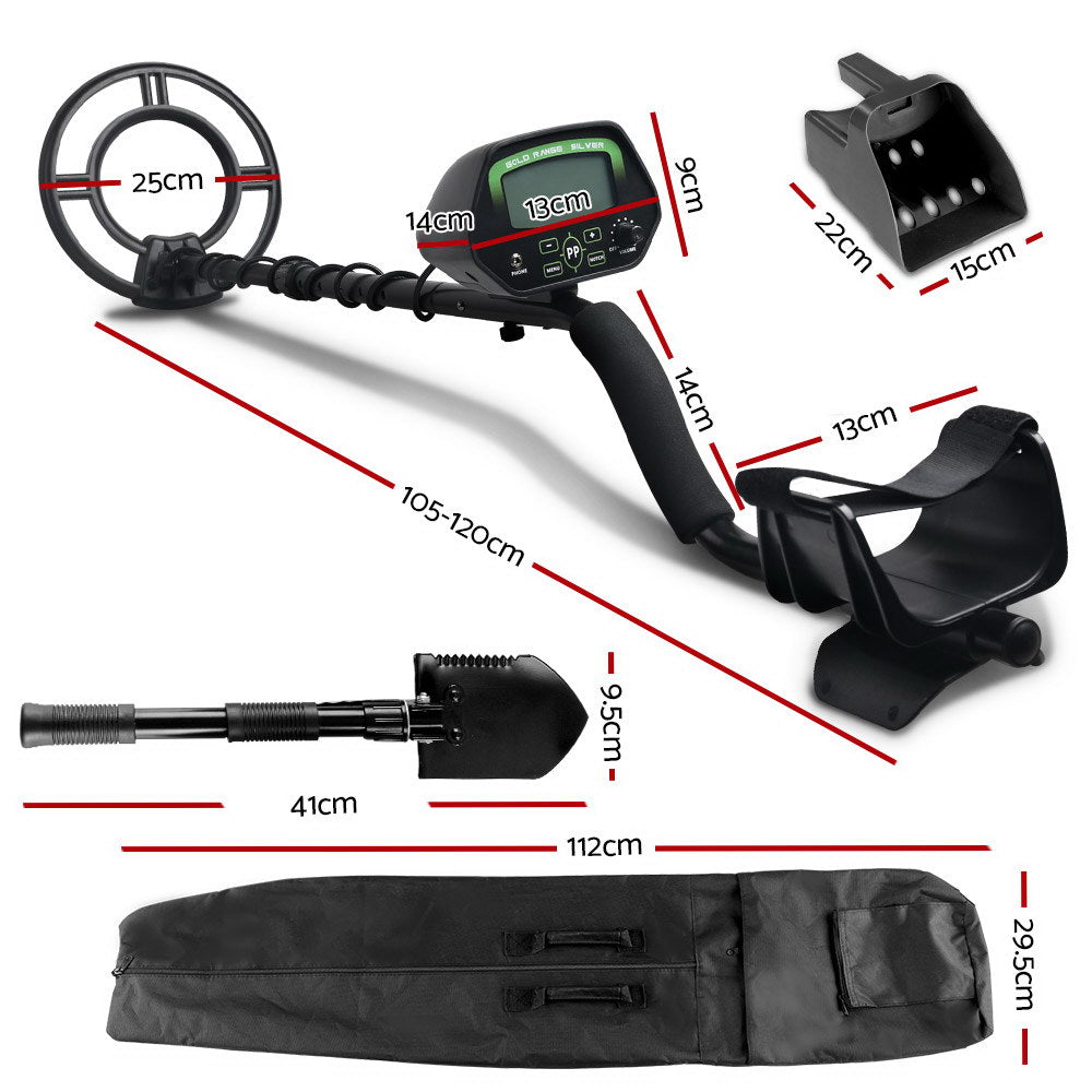 Deep Sensitive Metal Detector Searching Gold Digger Treasure Hunter LCD Shovel Sand Scoop freeshipping - Awezingly