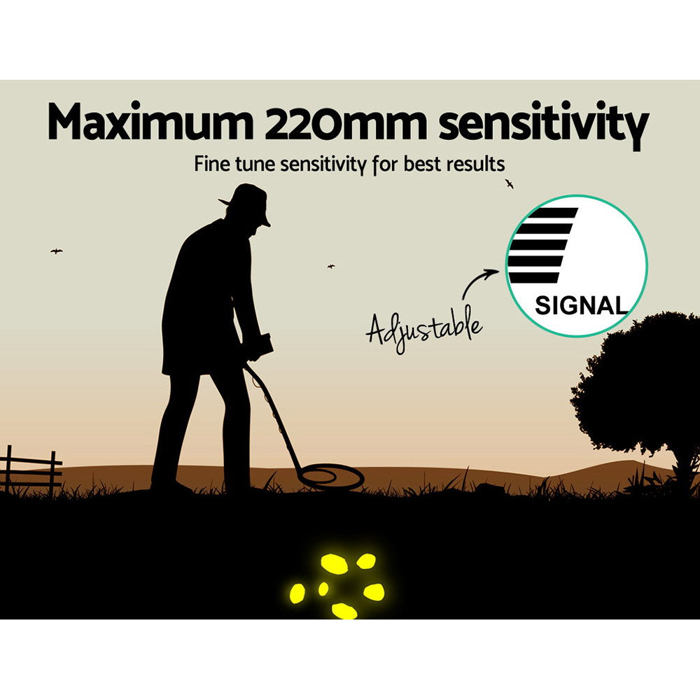 Deep Sensitive Metal Detector Searching Gold Digger Treasure Hunter LCD Shovel Sand Scoop freeshipping - Awezingly