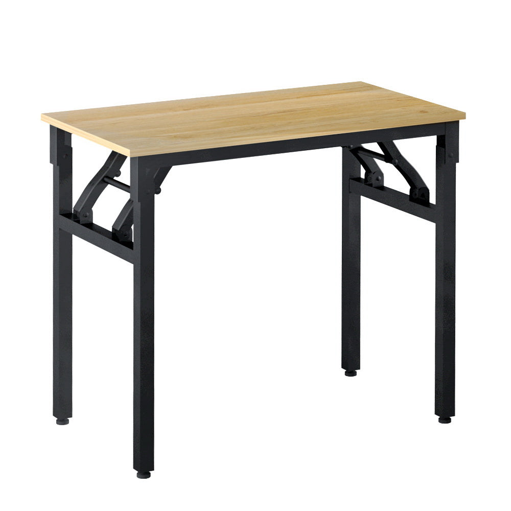 Artiss Computer Desk Laptop Table Bookshelf Desk Storage Rack Office Study Oak Artiss