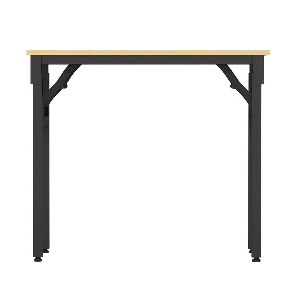 Artiss Computer Desk Laptop Table Bookshelf Desk Storage Rack Office Study Oak Artiss