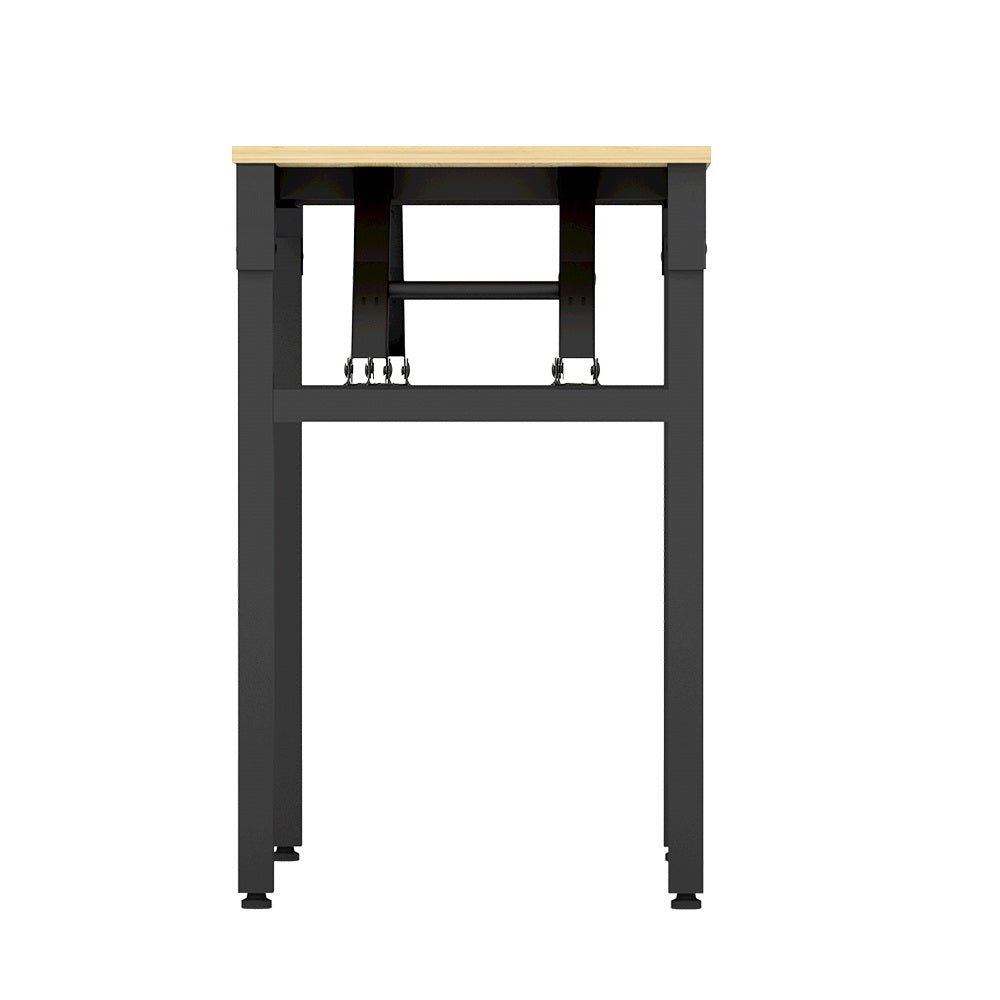 Artiss Computer Desk Laptop Table Bookshelf Desk Storage Rack Office Study Oak Artiss