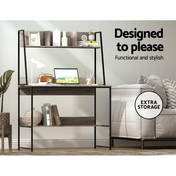 Artiss Computer Desk Office Desks Study Table Workstation Bookshelf Storage Artiss