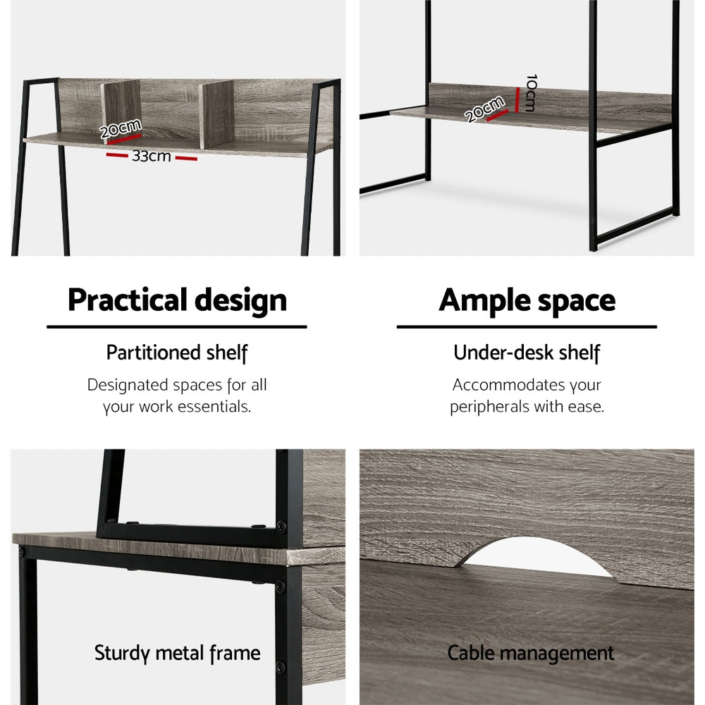 Artiss Computer Desk Office Desks Study Table Workstation Bookshelf Storage Artiss