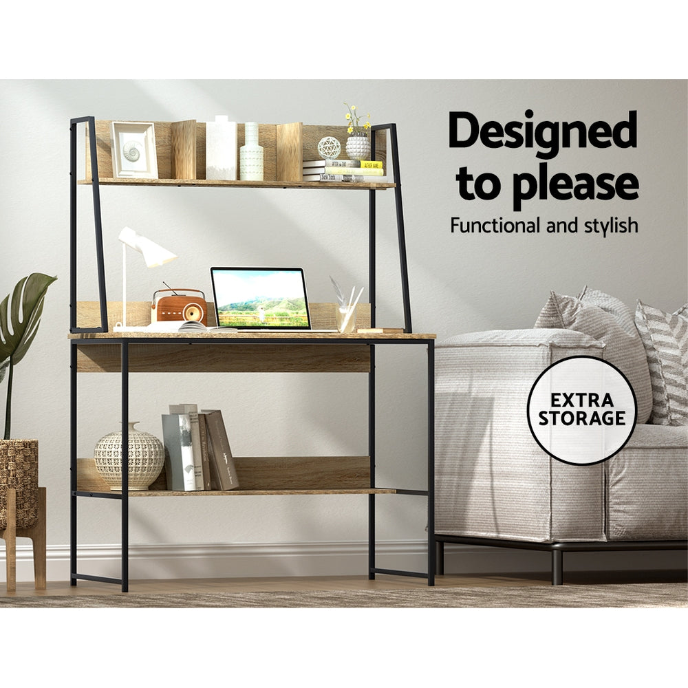 Artiss Computer Desk Office Desks Study Table Workstation Bookshelf Storage Artiss