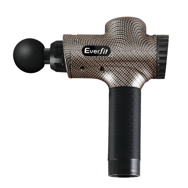 Everfit Massage Gun 6 Heads Massager Electric LCD Vibration Relief Percussion freeshipping - Awezingly