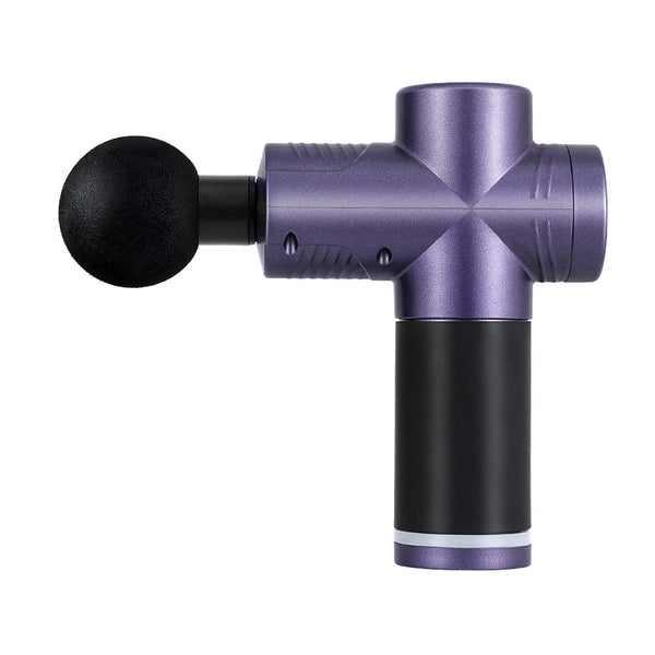Everfit 30 Speed Massage Gun 4 Head Vibration Muscle Massager Percussion Relief Purple Everfit