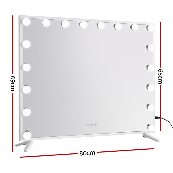 Embellir Makeup Mirror with Light LED Hollywood Vanity Dimmable Wall Mirrors Embellir