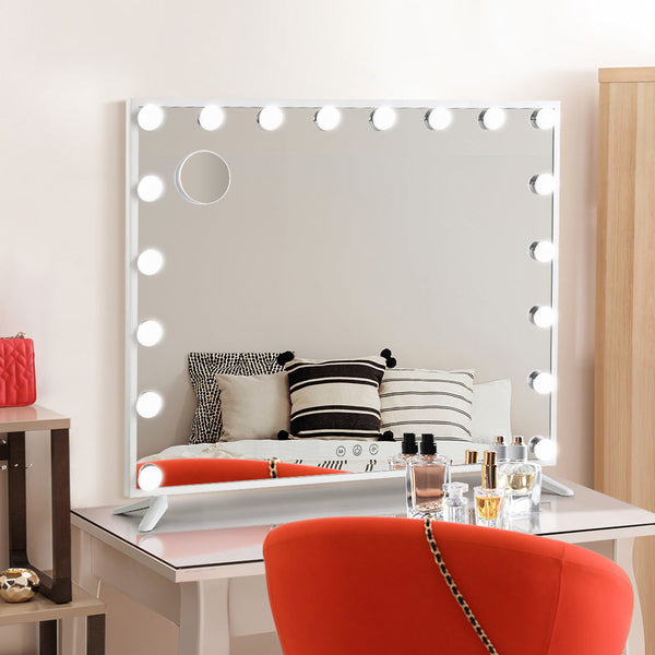 Embellir Makeup Mirror with Light LED Hollywood Vanity Dimmable Wall Mirrors Embellir