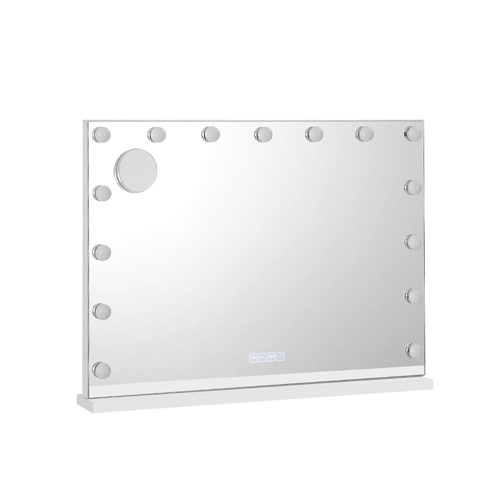 Embellir Bluetooth Makeup Mirror 80X58cm Hollywood with Light Vanity Wall 18 LED Does not apply