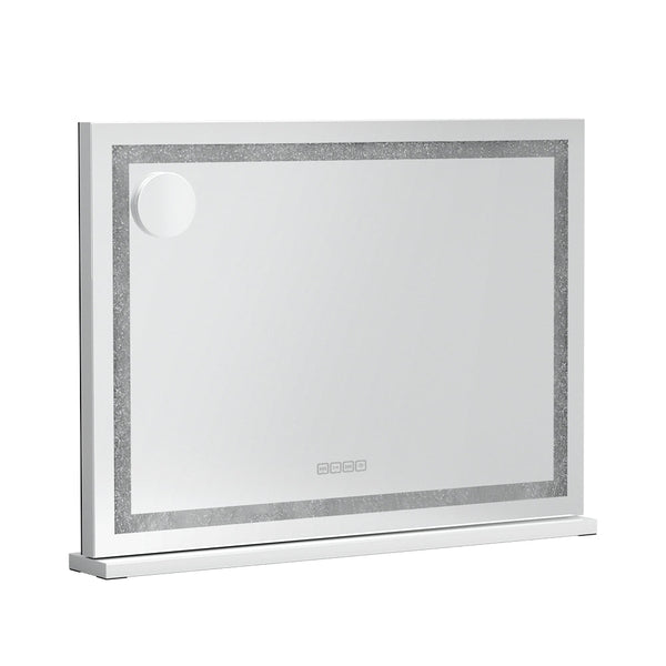 Embellir Bluetooth Makeup Mirror 80X58cm Crystal Hollywood with Light LED Vanity Embellir