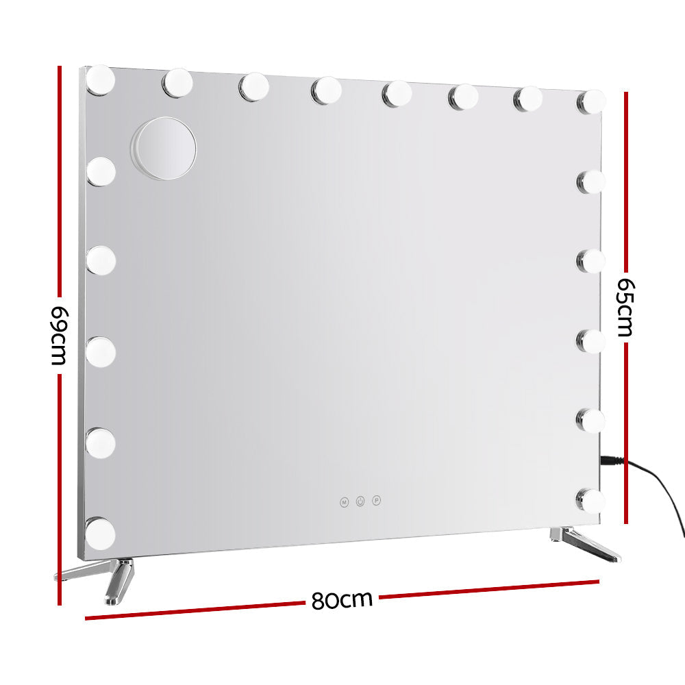 Embellir Bluetooth Makeup Mirror with Light Hollywood LED Wall Mounted Cosmetic Embellir