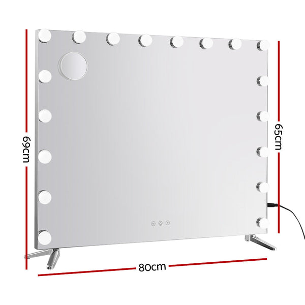 Embellir Bluetooth Makeup Mirror with Light Hollywood LED Wall Mounted Cosmetic Embellir
