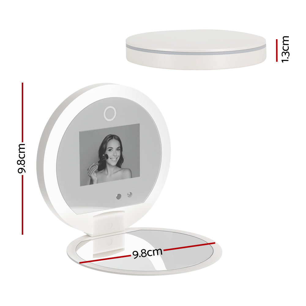 Embellir Compact Makeup Mirror with UV Camera for Sunscreen Test Portable Travel Embellir