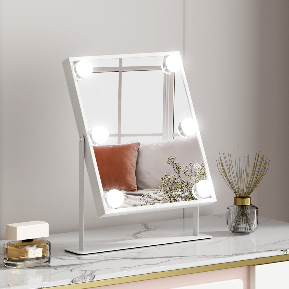 Embellir Bluetooth LED Makeup Mirror Mirrors Lighted Vanity Hollywood 25X30CM Embellir