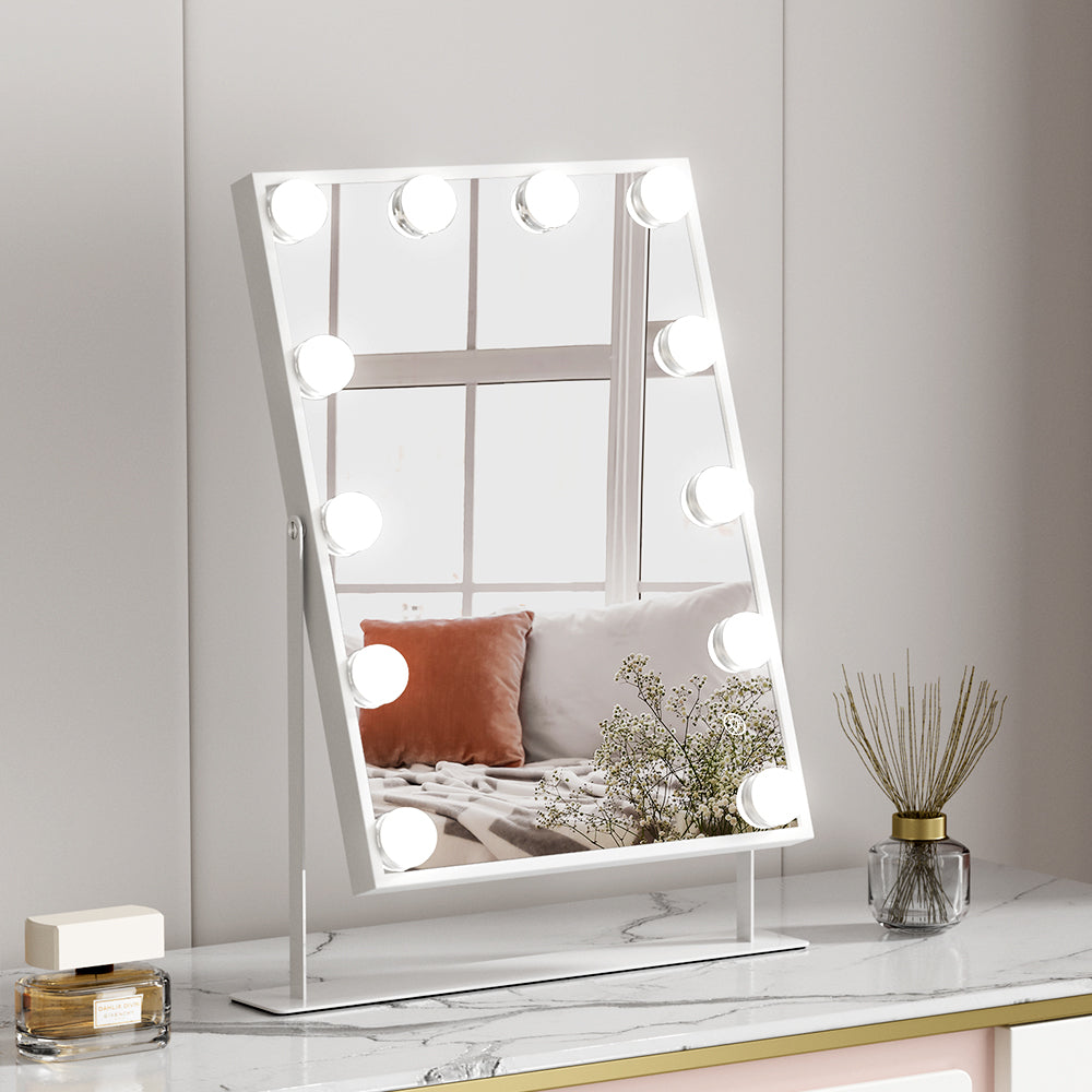 Embellir Bluetooth LED Makeup Mirror Mirrors Lighted Vanity Hollywood 30X40CM Embellir