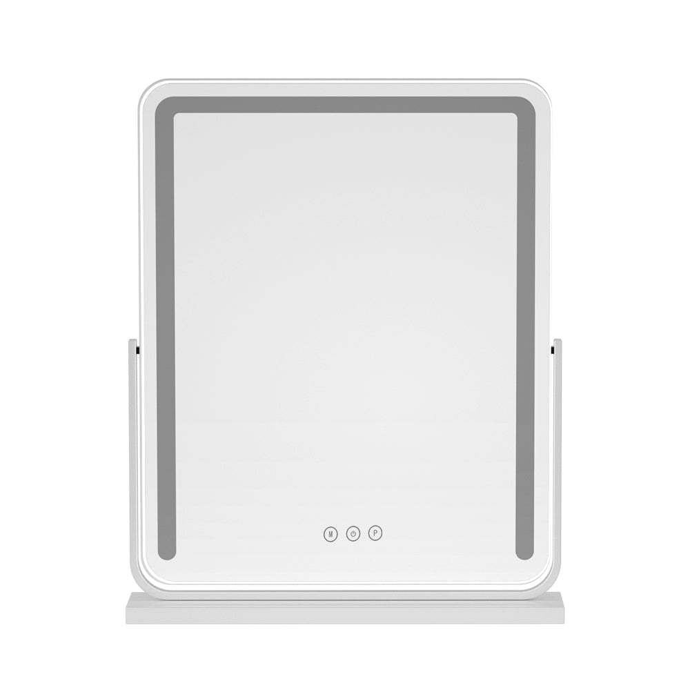 Embellir Makeup Mirror with Lights Hollywood Vanity LED Mirrors White 40X50CM Embellir
