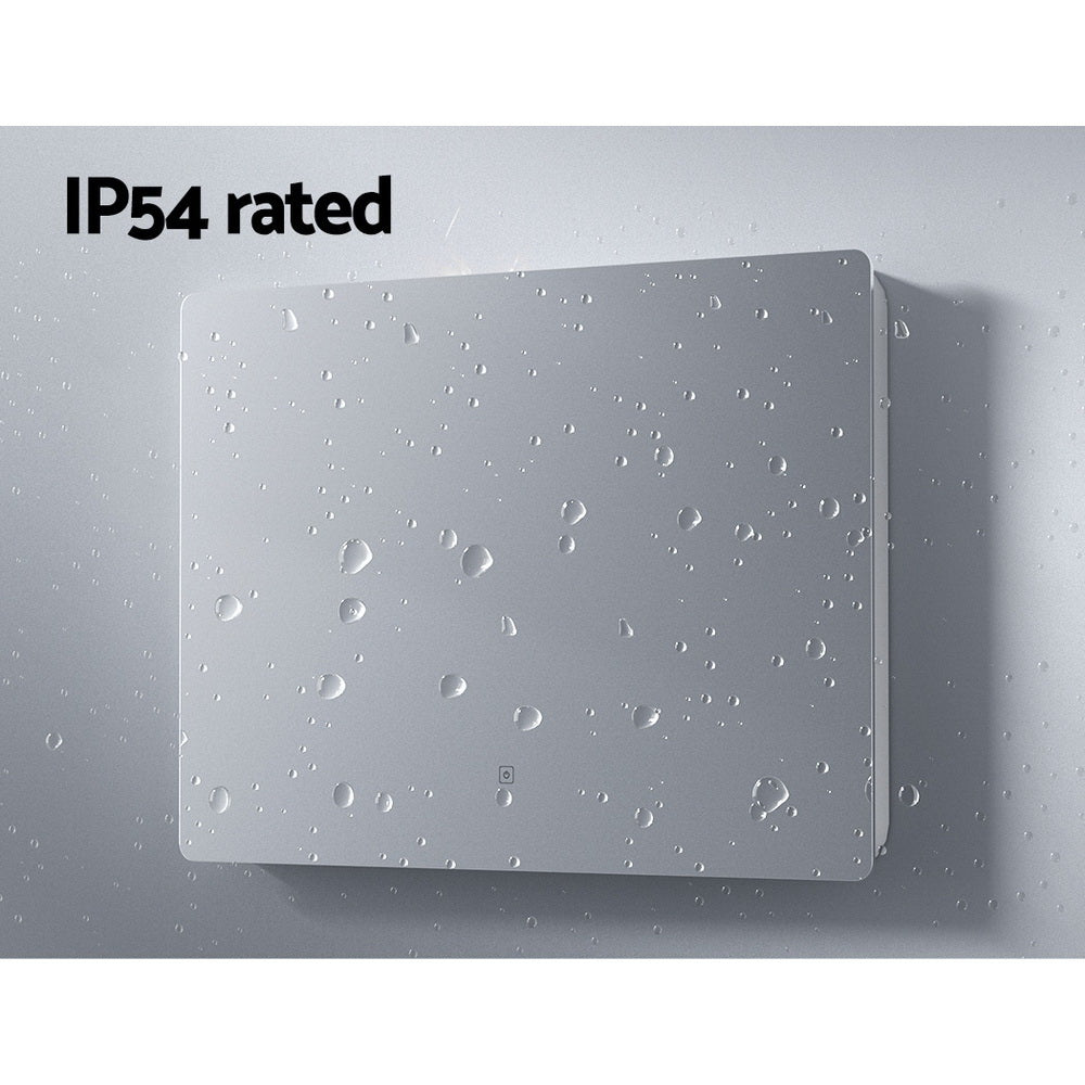 Embellir Wall Mirror 70X50cm with LED Light Bathroom Home Decor Round Rectangle Embellir