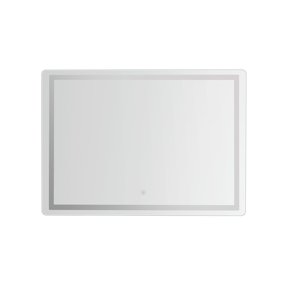 Embellir Wall Mirror 100X70CM with LED Light Bathroom Home Decor Round Rectangle Embellir