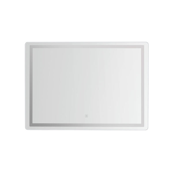Embellir Wall Mirror 100X70CM with LED Light Bathroom Home Decor Round Rectangle Embellir
