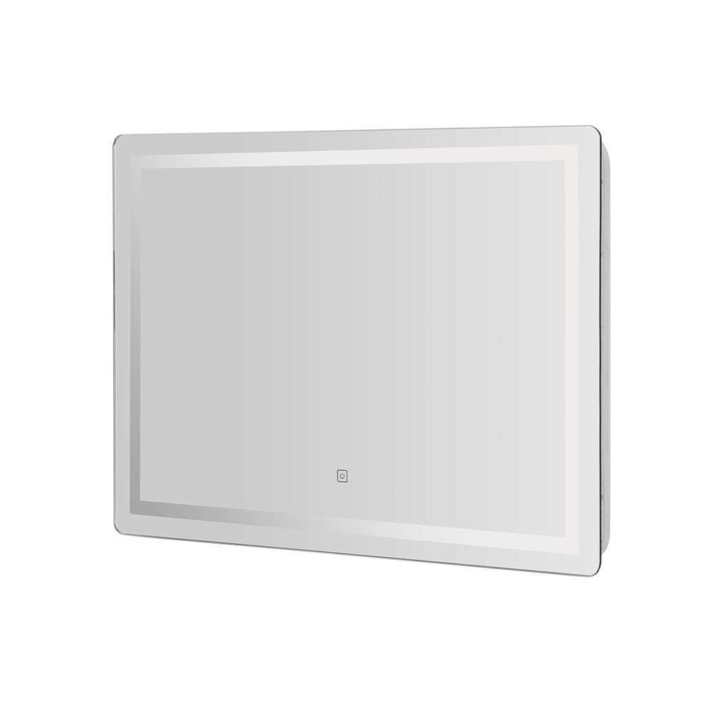 Embellir Wall Mirror 100X70CM with LED Light Bathroom Home Decor Round Rectangle Embellir
